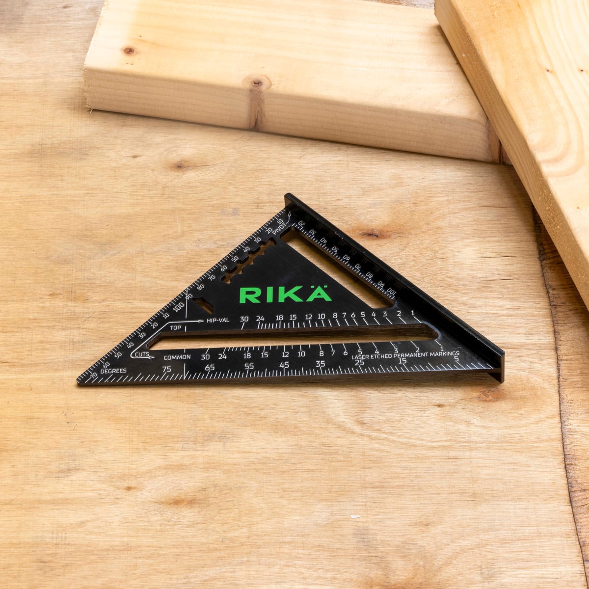 Rikä 7in (177mm) Professional Metric Rafter Square